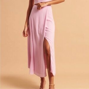 Abercrombie & Fitch Wrapped Pink Women's Skirt